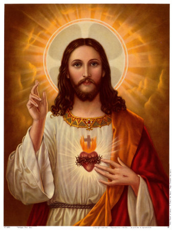 Jesus and the sacred heart